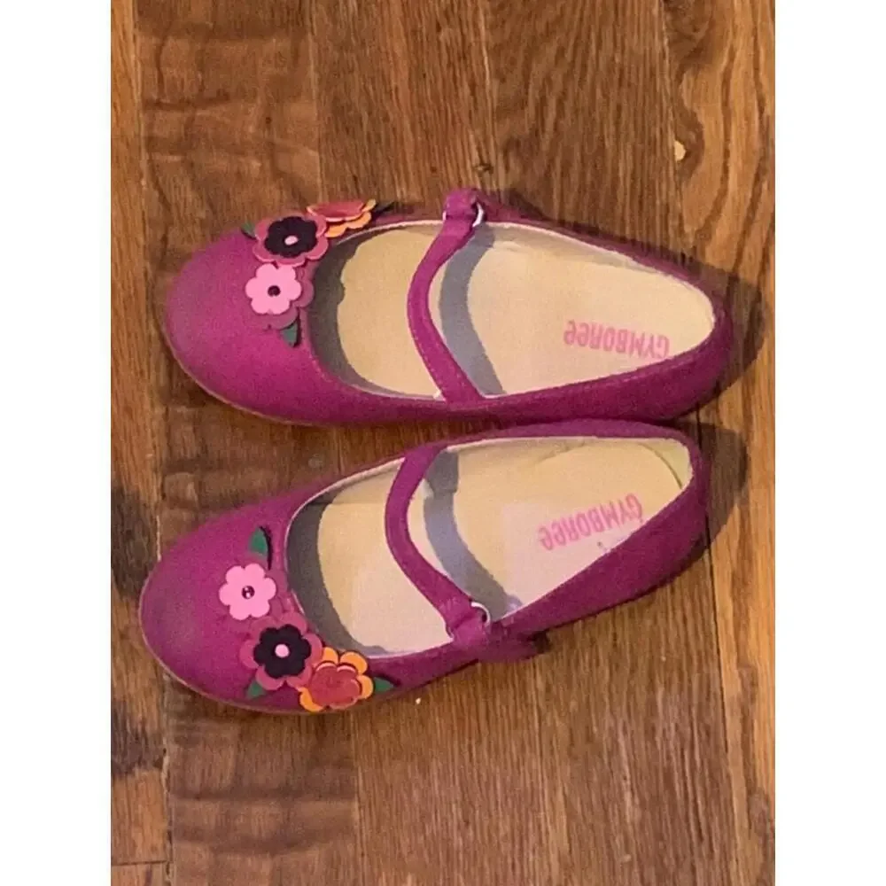 Gymboree Magenta Multicolor Floral Shoes​​